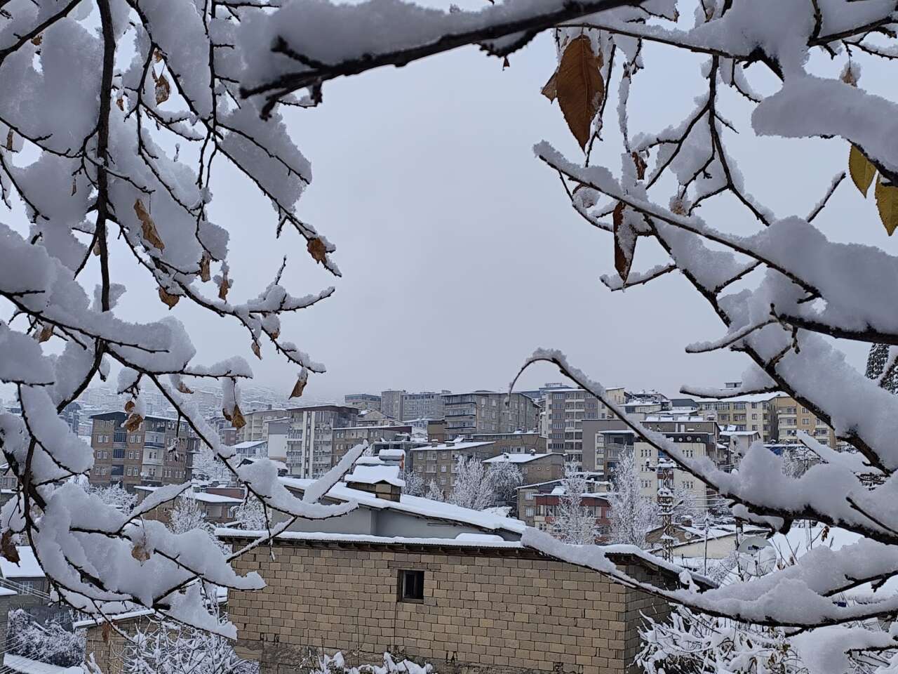 Hakkari'de kar manzaraları 2025 8